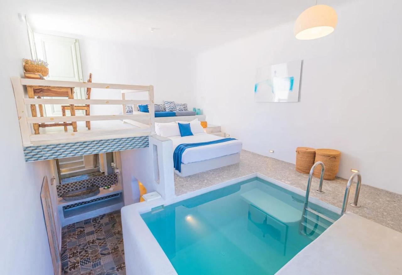 Suite Luna di Miele con Vasca Immersione ad Acqua Fredda Coperta e Vista Mare